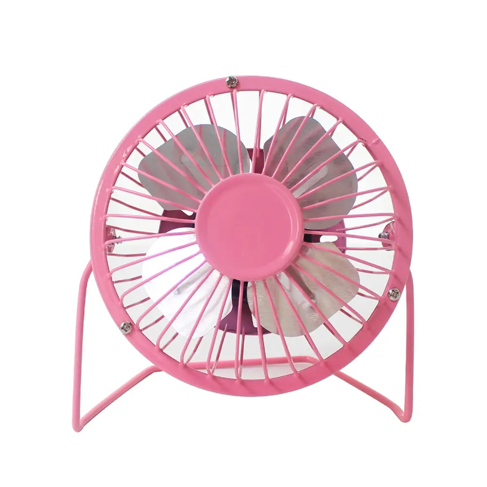 Mini Desk Table Fan China Metal Body Quiet Small Portable Micro USB Electric Stand Cooling 5V USB Fan
