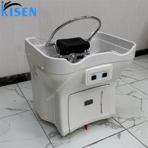 Kisen Lavacabezas Portátil para Salón con 2 Tanques, Ruedas, Línea de Agua, Fumigado, sin Tuberías, Entrega Rápida 7-10 días - Product Image 3