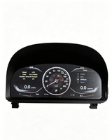 Yuefu Tableau de bord numérique LCD 12,3 pouces en métal noir pour Toyota Série 20 2008-2014 avec garantie d'un an