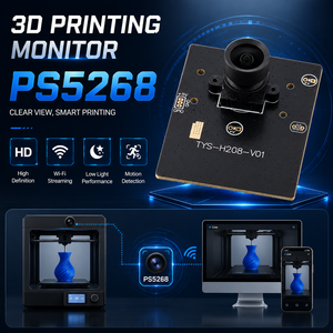 1080P 2MP WDR PS5268 USB <b>Camera</b> Module for 3D Printer Monitoring, Time-lapse Video Support OctoPrint Klipper Mainsail <b>Camera</b> - Product Image 3