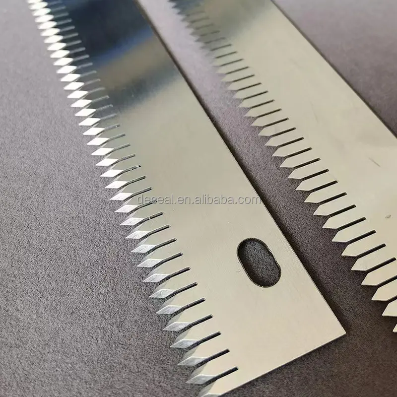 Scharfe und verschleiß feste HSS-Klingen für horizontale Verpackungs maschinen mit hoher Verschleiß festigkeit