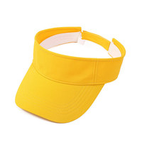 Topi Visor Hitam PVC Adjustable dengan Penutup Wajah Terry, Unisex, untuk Festival Musim Panas, Liburan, dan Aktivitas Luar Ruangan