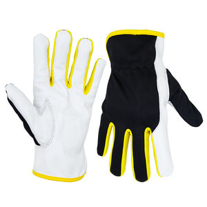 Gants de sécurité durables et souples à doigts entiers Logo personnalisé Gants de travail en cuir respirant antidérapants pour la conduite et la mécanique industrielle - Product Image 2