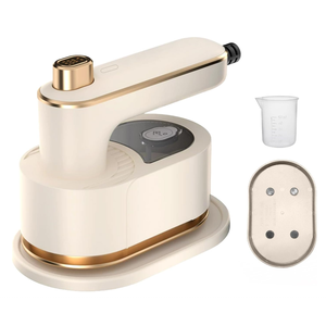 Plancha de Ropa Portátil Mini con Vapor Continuo y Suela de Acero Inoxidable para el Hogar y Viajes, Plegable - Product Image 5