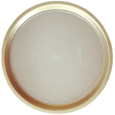 New Design Clear plastic charger plates with gold or silver Patterned trim for wedding