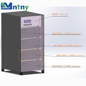 Cnntny แบตเตอรี่ลิเธียมไอออน10kwh 48V 51.2V 10kwh เซลล์พลังงานแสงอาทิตย์48V 5kwh 100AH - Product Image 3