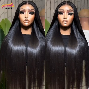 Peluca de Cabello Humano Indio Virgen con Frente de Encaje HD Súper Fino 13x4 13x6, Interfaz de Piel, Cutícula Alineada, Sin Pegamento, Tecnología Avanzada - Product Image 2