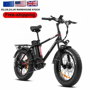 City Man Ebike Uk Warehouse Erwachsene Big Wheeled Fat Tire Frauen Mountainbike Elektro fahrrad batterie Zum Verkauf