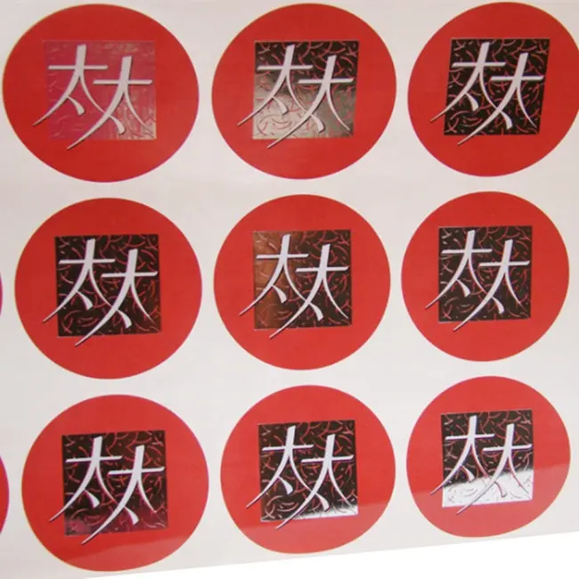 Shenzhen Sticker Factory Customized UV Coated Vinyl Sticker