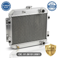 Radiateur de camion poids lourd JR9765 JR9765HD pour Isuzu FVR FVM FVD 1000, entièrement en aluminium, cœur brasé à 3 rangées, 100 % testé pour les fuites