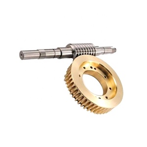 In Ottone personalizzata Spur Ingranaggio a vite senza fine e Albero Ingranaggio a vite senza fine Set - Product Image 5