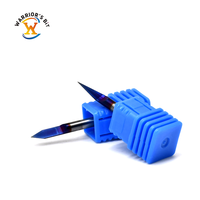 Warrior's personnalisé ODM OEM Support carbure monobloc fraise en bout 3.175mm tige mèches de gravure Aitin & étain revêtement CNC outils pour métal