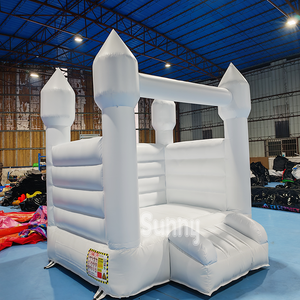 Château gonflable commercial personnalisé blanc pour mariage, château gonflable avec toboggan à <span class=keywords><strong>vendre</strong></span> - Product Image 5