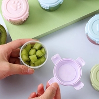 Mini bouteille de sauce en plastique écologique 1 pièce Boîte d'assaisonnement pour vinaigrette Conteneurs d'extérieur pour barbecue Bento Lunch Accessoires