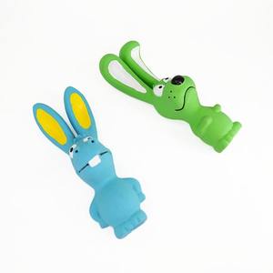 Doğal Lateks Malzemeden Üretilmiş Köpekler İçin Tavşan Şeklinde Diş Sağlığı Oyuncağı - Product Image 3