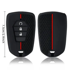 เคสกุญแจรถซิลิโคนสำหรับ Isuzu Dmax <span class=keywords><strong>D</strong></span>-<span class=keywords><strong>MAX</strong></span> MUX 2021 <span class=keywords><strong>2022</strong></span> 2023 2024 <span class=keywords><strong>D</strong></span>-<span class=keywords><strong>MAX</strong></span> MU-X <span class=keywords><strong>3.0</strong></span> MUX 3ปุ่มฝาครอบป้องกันกุญแจ - Product Image 5