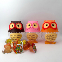 Saftvolle Frucht-Gelee Tiergläser Karikatur Eule Design Münze Piggy Bank Süßigkeiten Schokolade Verpackung Snacks Aufbewahrungsbox 420 ml