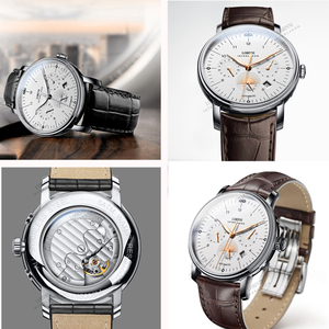 Montres de luxe Lobinni pour hommes, livraison directe, montre mécanique en acier inoxydable, cadran rond, cristal saphir, 5 ATM, pour homme - Product Image 5