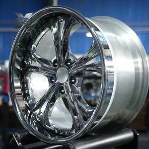 Rines Forjados Cromados con Acabado <span class=keywords><strong>Espejo</strong></span> XINGTU, Diseño Cóncavo Personalizado, PCD 5x112 5x120 para Mercedes Clase S, BMW Serie 7, Audi A8 18-24 - Product Image 5