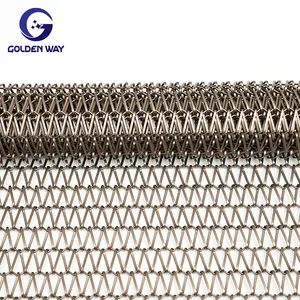 Hot Sale 304 316 Stainless Steel Balance Weave Chain Driven Spiral Wire Mesh Conveyor Belt