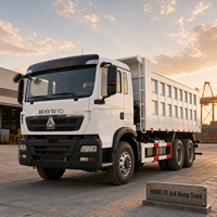 Подержанный самосвал HOWO TX 6x4, дизельный, Евро II, 10 колес, грузоподъемность 40 тонн, Sinotruk, для строительства в Африке