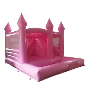 <span class=keywords><strong>Precio</strong></span> al por mayor Fiesta <span class=keywords><strong>Alquiler</strong></span> Color Hot Pink Castillo hinchable con foso <span class=keywords><strong>de</strong></span> bolas y tobogán para la venta - Product Image 1