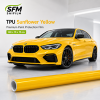 Película Protectora de Pintura (PPF) de TPU Nano con Capa Superior, Autoregenerable, Hidrofóbica, para Autos de Lujo, con Grosor de 7.5mil
