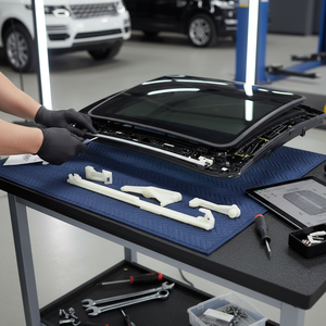 Kit izquierdo de reparación de riel de guía de techo solar para Range Rover - Product Image 3