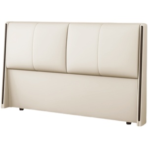 Bán buôn bán lẻ da thật giường đầu giường rãnh nhung sang trọng Ottoman DIVAN giường đầu đôi Vua Kích thước - Product Image 1