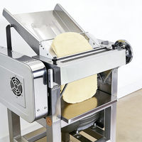Machine à étaler la pâte à pain en forme de corne entièrement automatique, machine à rouler la pâte à pizza multifonctionnelle réglable