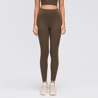 Leggings de yoga taille haute effet fessier galbant, longueur 9/10, sensation seconde peau, coupe ajustée, pour Pilates, entraînement, course et fitness