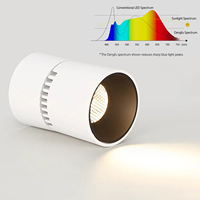 Spot LED encastrable 12W, orientable et pliable, en aluminium, pour maison et bureau, anti-éblouissement, technologie COB