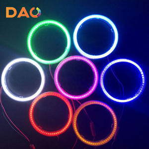 Anelli Luminosi DAO Super Brillanti per <span class=keywords><strong>Auto</strong></span>, Luci LED Angel Eyes COB, Dimensioni 60mm-120mm, Accessori <span class=keywords><strong>Auto</strong></span>, Barre Luminose LED, 12 Mesi - Product Image 2