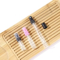 Flacon pulvérisateur de parfum en verre à vis rond, 5 ml, portable, vide, rechargeable, mini flacon échantillon, vente en gros