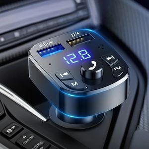 Автомобильный Портативный 5,0 FM-передатчик с синим зубом - Product Image 6