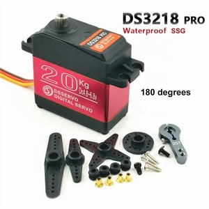 Servo Digital <span class=keywords><strong>DS3218</strong></span> <span class=keywords><strong>PRO</strong></span> MG de 20 kg, Resistente al Agua IP66, Engranaje de Dirección de Acero Metálico para Accesorios de Drones FPV - Product Image 6