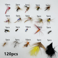 Leurre de pêche à la mouche imperméable double face, nymphes sèches et humides, streamer, leurre de pêche à la mouche pour débutants