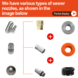 <span class=keywords><strong>Buse</strong></span> <span class=keywords><strong>de</strong></span> nettoyage diamantée AMJET Commercial Jeting Clean 150-300 bars 70-120 LPM pour le nettoyage des eaux usées et des canalisations <span class=keywords><strong>de</strong></span> 100-300 mm Hydro - Product Image 5