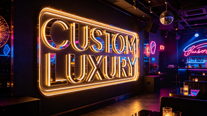 Letrero Luminoso LED con Efecto Espejo Infinito 3D de Lujo Personalizado, Letrero de Pared con Retroiluminación LED Brillante y Ahorro de Energía para Discotecas, Bares y KTV - Product Image 3
