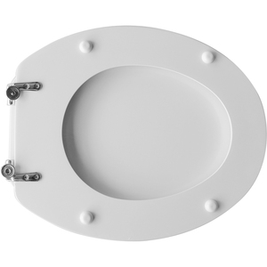 Copriwater Elettronico Globo Vaso Prima per Bidet, Moderno a Forma di V Allungato e Quadrato in Plastica PP per Bagno - Product Image 2