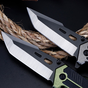 Cuchillo de Supervivencia Multiusos de Acero Inoxidable 3cr13 Premium, Mango de Aluminio, Hoja Recta, para Camping y Caza, DIY OEM - Product Image 6