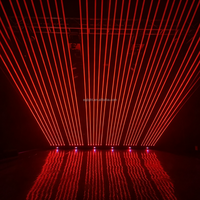 Barre de lumière laser mobile professionnelle à 6 têtes, projecteur laser RGB 3-en-1 avec son pour la location d'événements, de soirées, de clubs et de KTV