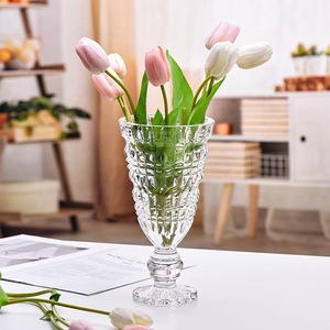 <span class=keywords><strong>Vaso</strong></span> in Cristallo Vintage Stile Europeo, Decorazione di Lusso per Soggiorno, Adatto per Fiori Idroponici e Rose - Product Image 2