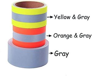 Khả năng hiển thị cao chống cháy làm việc Áo sơ mi Retro Hi VIS phản chiếu Băng Vinyl cảnh báo Dải an toàn có thể giặt lên đến 50 lần - Product Image 5