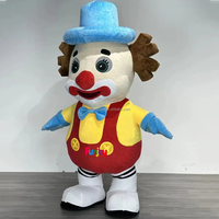 Nouveau Costume Gonflable de Clown de Cirque pour Adulte – Tenue Colorée pour Spectacles de Danse, Idéal pour Clowns Professionnels et Artisans d'Événements