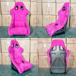 <span class=keywords><strong>Sedili</strong></span> da Corsa <span class=keywords><strong>Sportivi</strong></span> a Secchiello Universali WZSEAHI Fornitura di Fabbrica Rosso Rosa con Guide Scorrevoli - Product Image 2