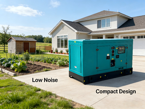 Générateur silencieux 30KW 40KW 50KW, sortie triphasée AC, 1500 tr/min, groupe électrogène portable insonorisé pour l'industrie de la construction TK-40GF TK-40GF - Product Image 4