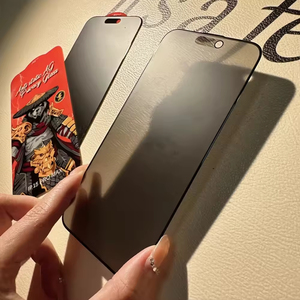 กระจกกันรอย AG ป้องกันไฟฟ้าสถิตย์ สำหรับ Apple iPhone 15 Pro Max ฟิล์มกันรอยแบบเต็มจอ สีดำด้าน - Product Image 5