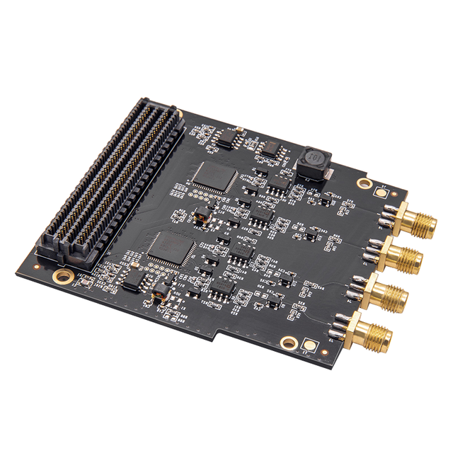 12-bit 4-Channel 125M AD9627 Analog to Digital Signal Conversion LVDS Module with FMC Adapter Board ICs for LPC