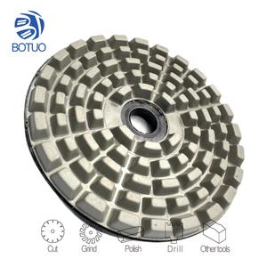 مسند كاشف مرن للأرضيات الجافة من الألماس قرص قرص صمغ قرص تلميع جرانيت مستدير لصف الماس والرخام - Product Image 3